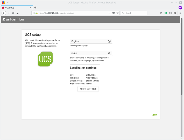 univention-setup