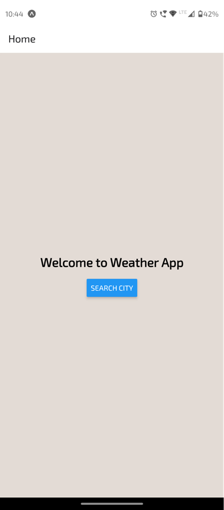 React native weather app