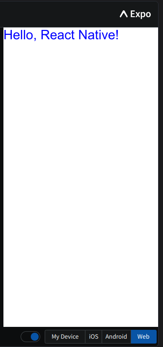 react native text component